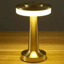 RetroGlow Cordless Touch LED Bedside Table Lamp - Kalinzy