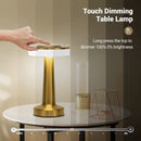 RetroGlow Cordless Touch LED Bedside Table Lamp - Kalinzy
