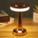 RetroGlow Cordless Touch LED Bedside Table Lamp - Kalinzy