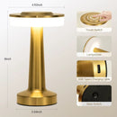 RetroGlow Cordless Touch LED Bedside Table Lamp - Kalinzy