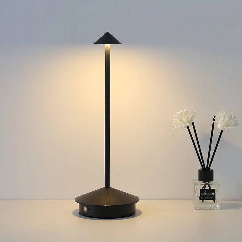 2024 Minimalist LED Table Lamp - Waterproof & Dimmable Cordless Lighting - Kalinzy