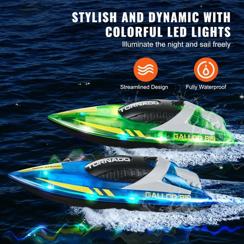 AquaVolt – 2 - Pack Remote Control Boats - Kalinzy