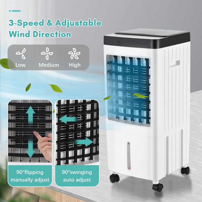 ChillMist – Portable Air Cooler with Fan and Water Humidifier - Kalinzy