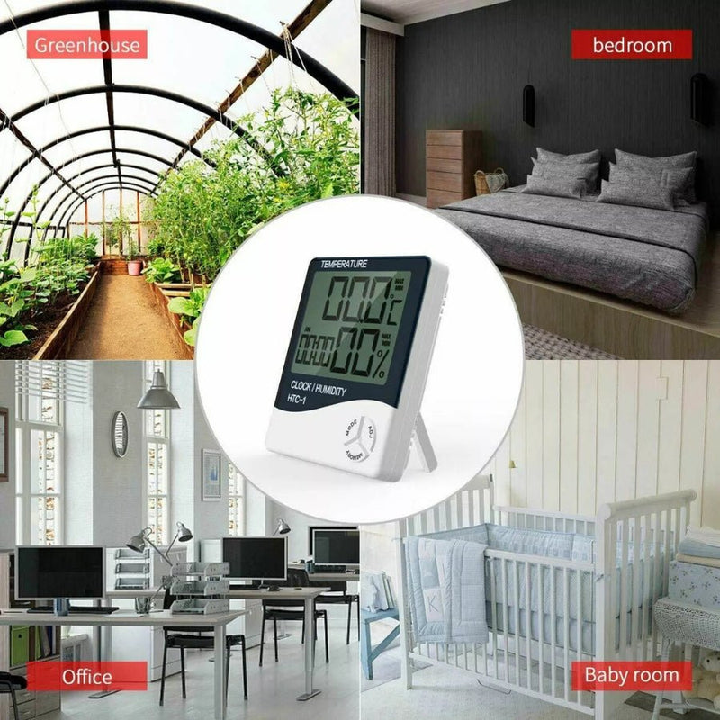 ClimaTrack - Digital Hygrometer Indoor Thermometer & Humidity Meter - Kalinzy