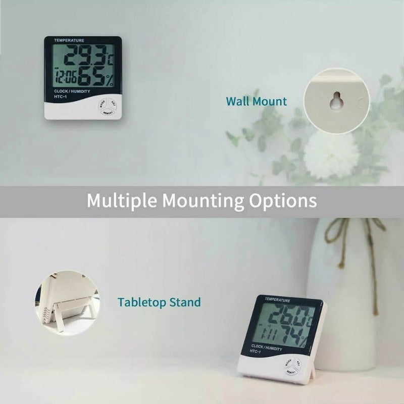 ClimaTrack - Digital Hygrometer Indoor Thermometer & Humidity Meter - Kalinzy