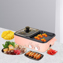 ComboCooking - Electric Hot Pot with Nonstick Griddle - Kalinzy