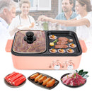 ComboCooking - Electric Hot Pot with Nonstick Griddle - Kalinzy