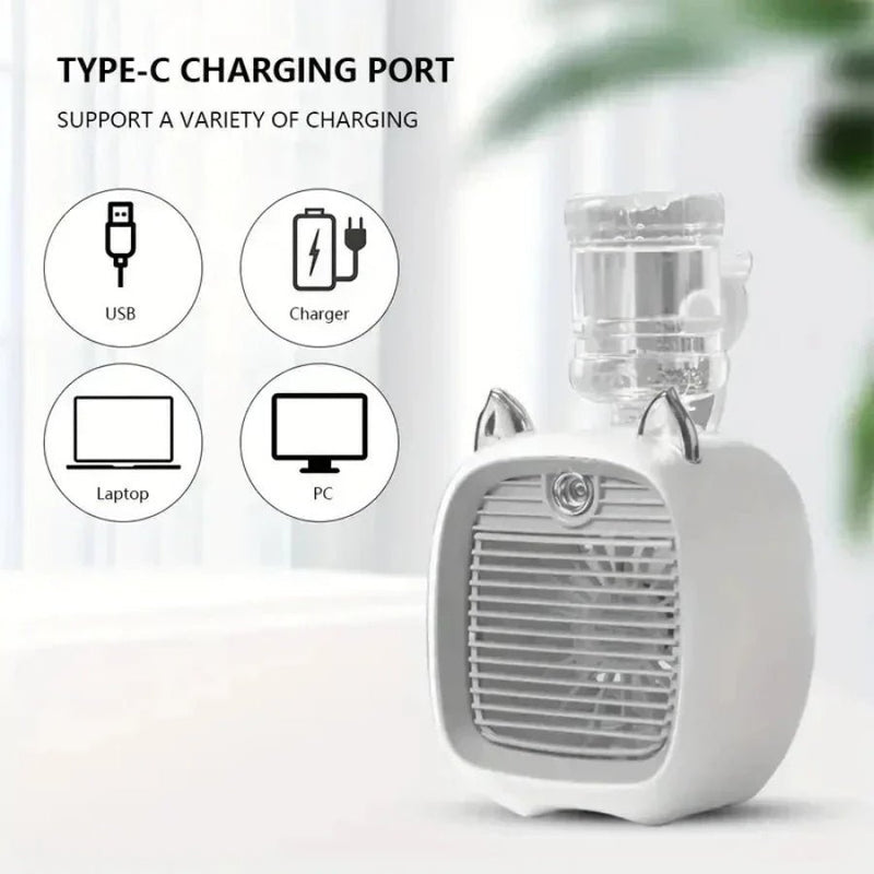 CooliKitty - Portable Mini Air Conditioner Fan - Kalinzy