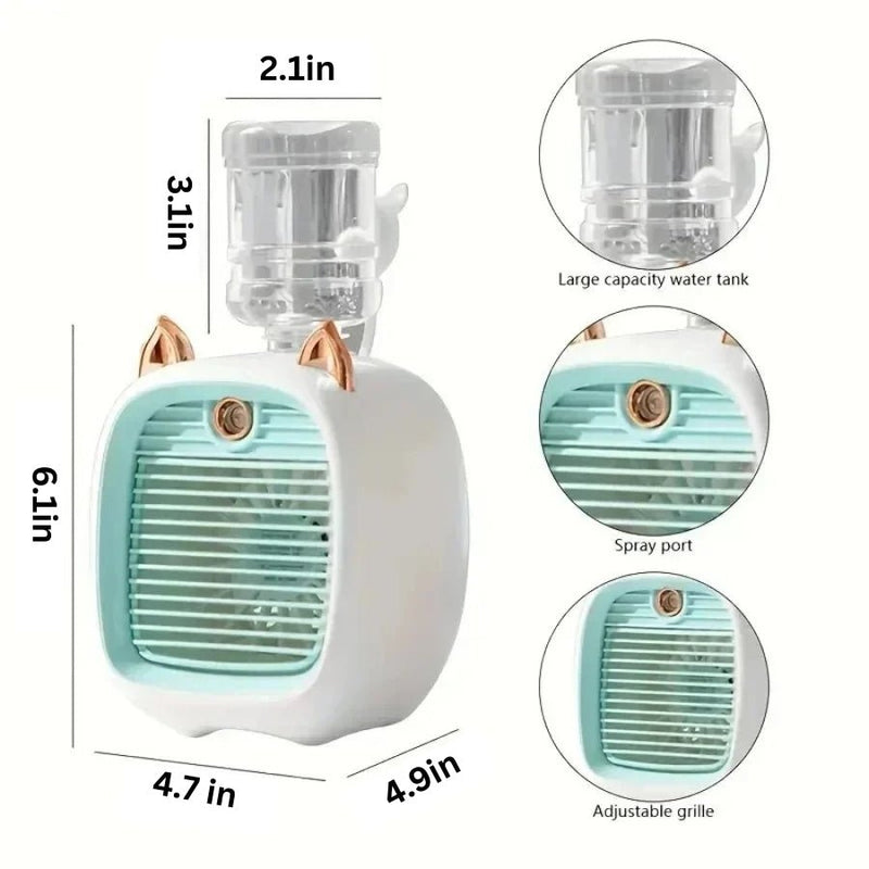 CooliKitty - Portable Mini Air Conditioner Fan - Kalinzy