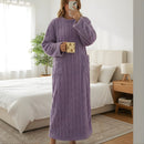 CozyBathrobe - Ladies Winter Nightgowns - Kalinzy