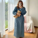 CozyBathrobe - Ladies Winter Nightgowns - Kalinzy