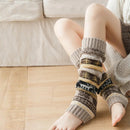 CozyTrail – Christmas cable knit leg warmers - Kalinzy