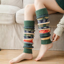 CozyTrail – Christmas cable knit leg warmers - Kalinzy