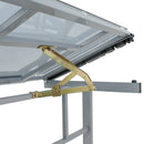 CraftStudio – Adjustable Drafting Drawing Table with Storage - Kalinzy