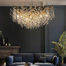CrystaLeaf - Modern Crystal Branch Chandelier Light - Kalinzy
