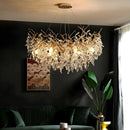 CrystaLeaf - Modern Crystal Branch Chandelier Light - Kalinzy