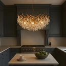CrystaLeaf - Modern Crystal Branch Chandelier Light - Kalinzy
