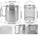 DuoMaster – Stainless Steel Deep Frying Pot - Kalinzy