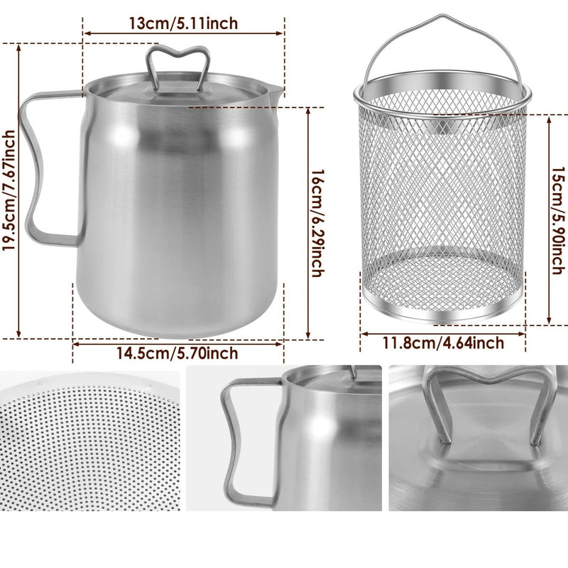 DuoMaster – Stainless Steel Deep Frying Pot - Kalinzy