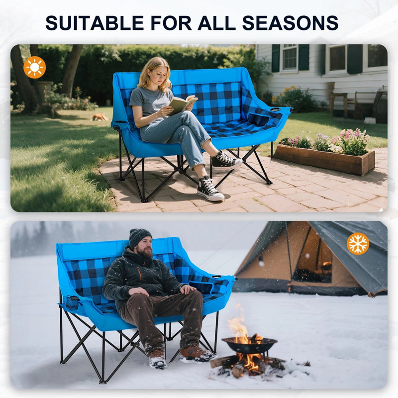 DuoSeat – Heated Double Camping Chair - Kalinzy