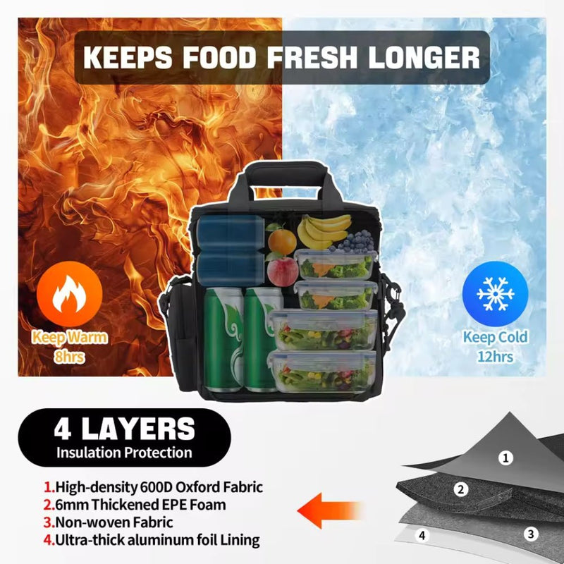 DutyBag - Expandable Insulated Lunch Bag - Kalinzy