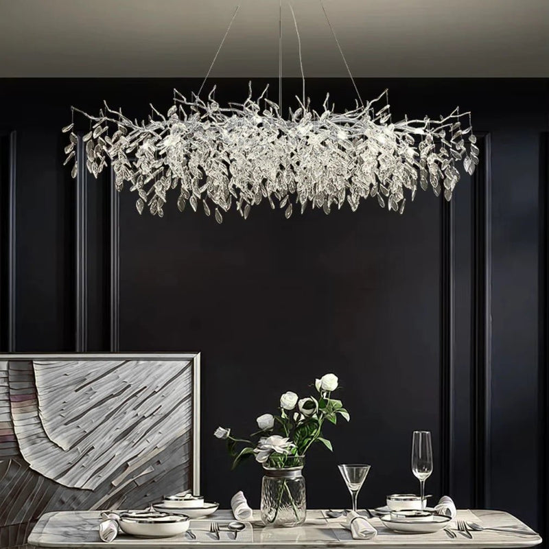 EternaTwig – Modern Tree Branch Crystal Chandelier - Kalinzy