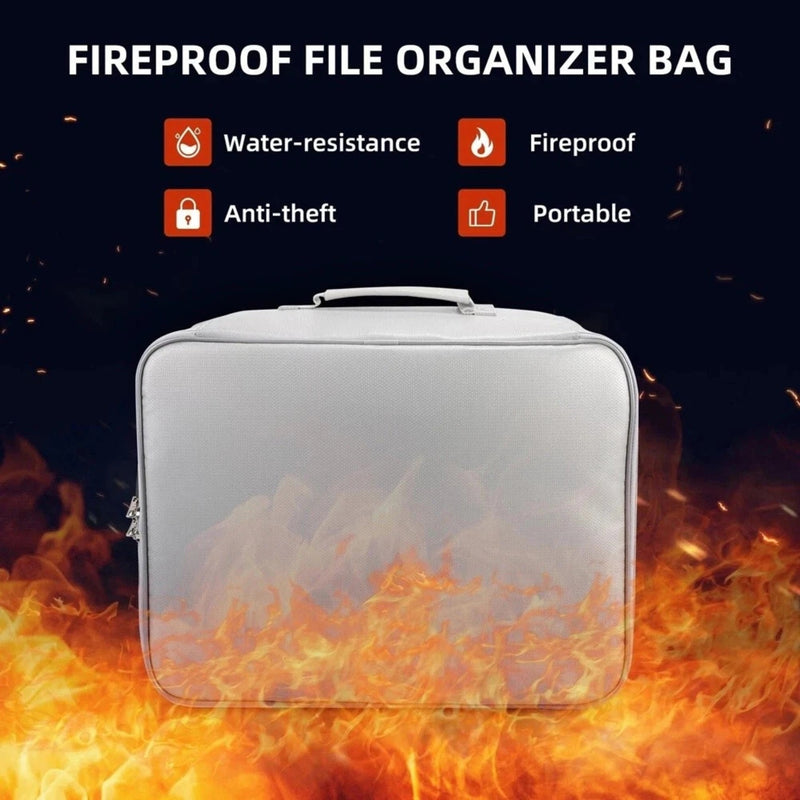 FireGuardVault – Fireproof Waterproof Box for Documents