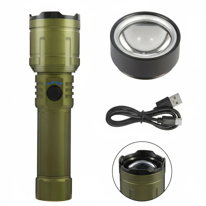 FlashyZoom - Adjustable Focus High Power Flashlight - Kalinzy