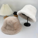 FlurryGlam – Fur Bucket Hat for Women - Kalinzy