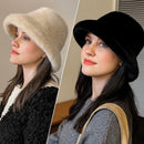 FlurryGlam – Fur Bucket Hat for Women - Kalinzy