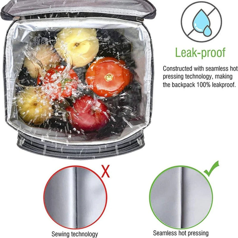 FrostTrek – Insulated Backpack Cooler Lunch Bag - Kalinzy