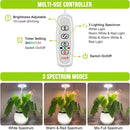 HaloGrow - Adjustable LED Full Spectrum Grow Light For Indoor Plants - Kalinzy