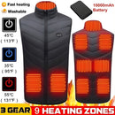 HeatCore - 9 Zones Heated Vest with Battery Pack - Kalinzy