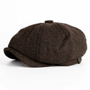 HeritagePeak - Herringbone Mens Newsboy Hats Caps - Kalinzy