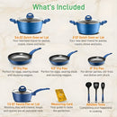KitchenUnits - Nonstick Pot and Pan Cookware Set - Kalinzy