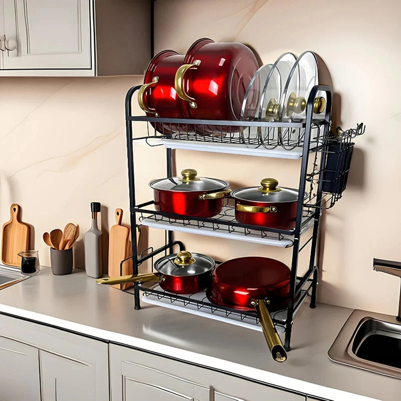 LuxiSteel - 12 Piece Non Stick Cookware Set - Kalinzy