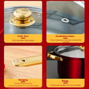 LuxiSteel - 12 Piece Non Stick Cookware Set - Kalinzy