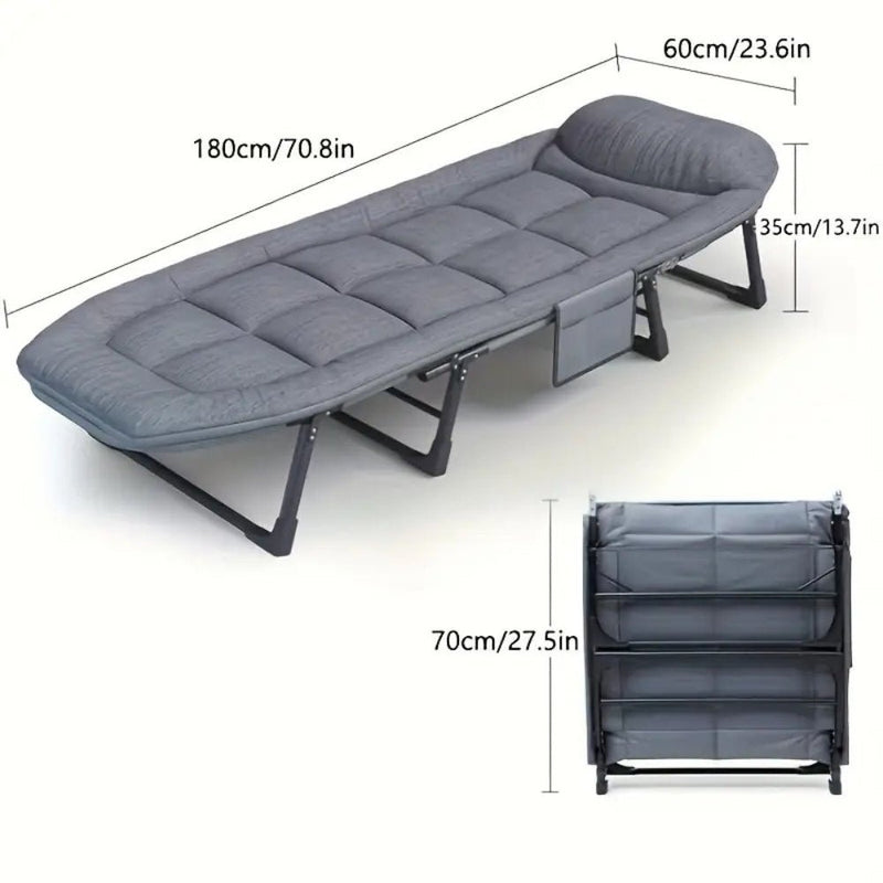 NapCloud - Camp Cot Portable Folding Bed - Kalinzy