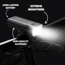 NightRide - Rechargeable LED Front Bike Lights - Kalinzy