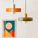 Nocticlight - Amber Glass Pendant Ceiling Lamp - Kalinzy