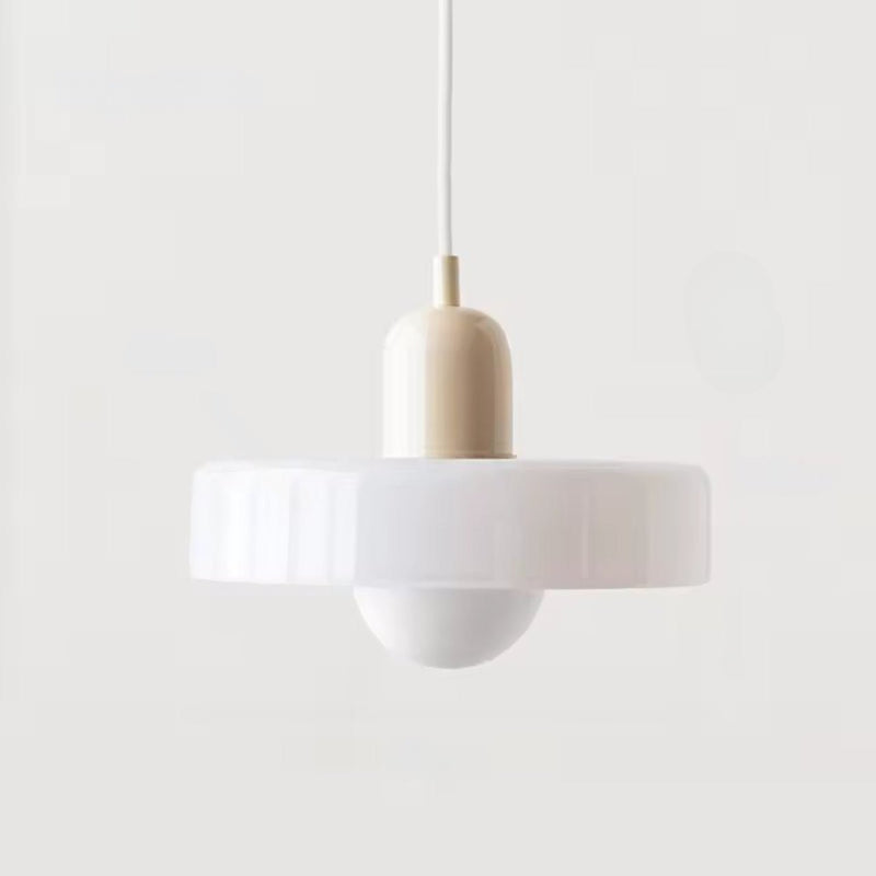 Nocticlight - Amber Glass Pendant Ceiling Lamp - Kalinzy