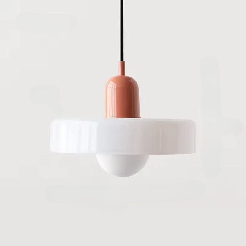 Nocticlight - Amber Glass Pendant Ceiling Lamp - Kalinzy