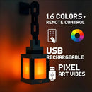 PixelGlow - Rechargeable Lantern Wall Light - Kalinzy