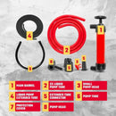 PowerFlow - Multi - Use Air & Liquid Transfer Syphon Hand Pump - Kalinzy