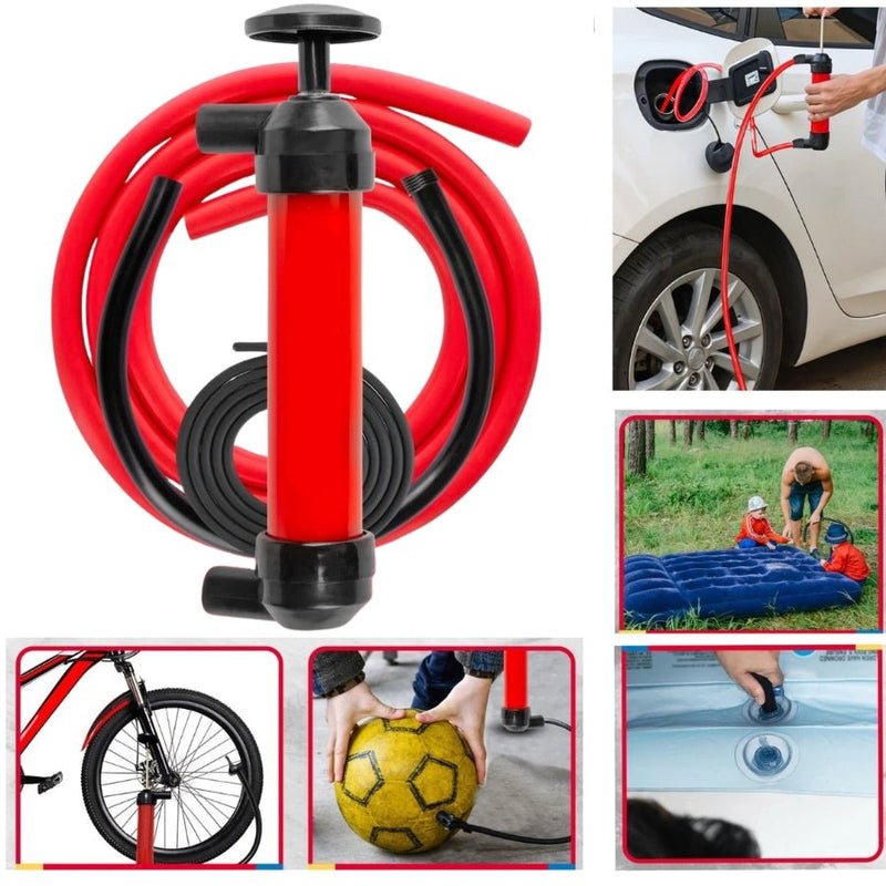 Multi Inflating Pump PowerFlow - Multi-Use Air & Liquid Transfer Syphon Hand Pump - Kalinzy