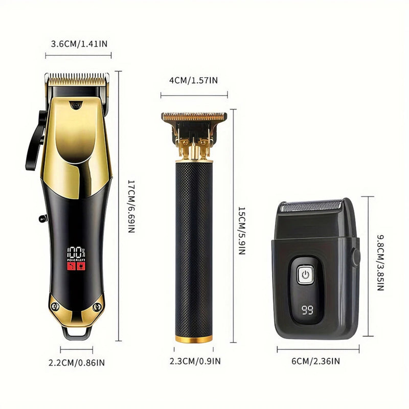PrecisionPro – Professional Cordless Hair Clippers Barber Machine