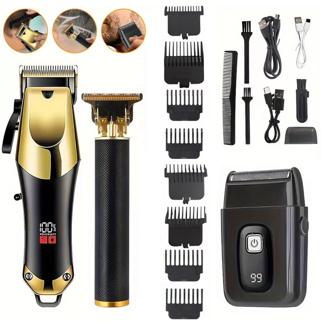 PrecisionPro – Professional Cordless Hair Clippers Barber Machine