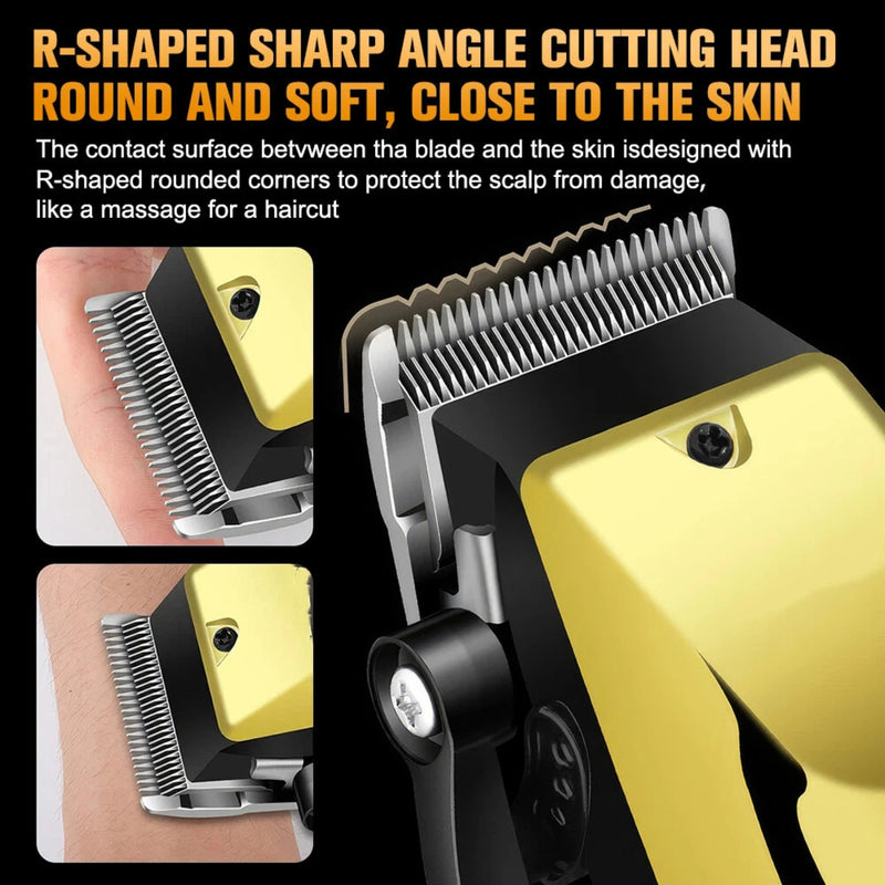 PrecisionPro – Professional Cordless Hair Clippers Barber Machine