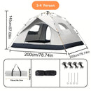 RapidDome – Instant 4 Person Pop Up Camping Tent - Kalinzy