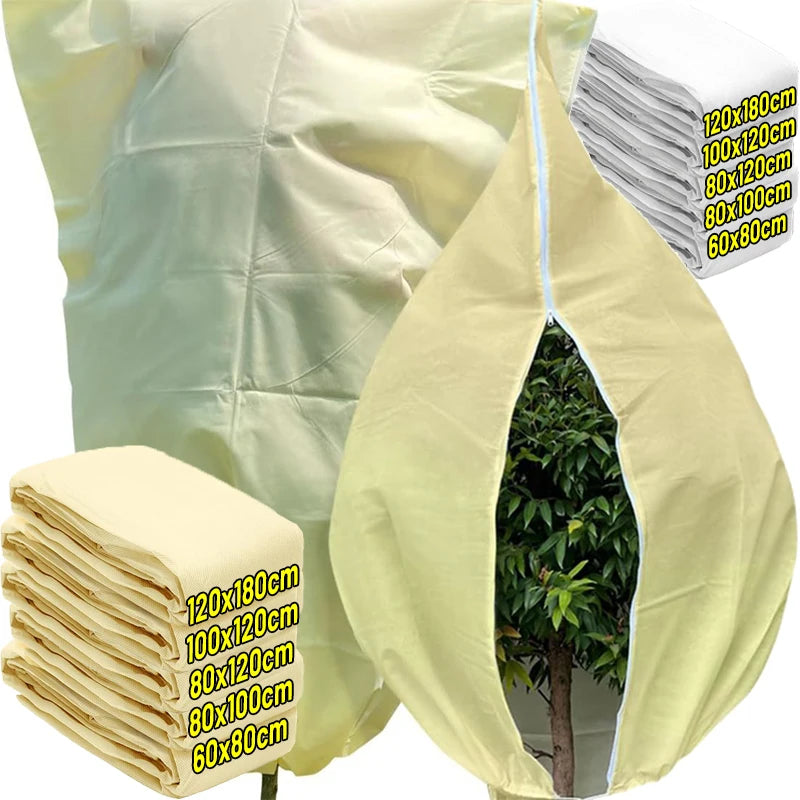 Non-Woven Winter Plant Protection Cover With Zipper